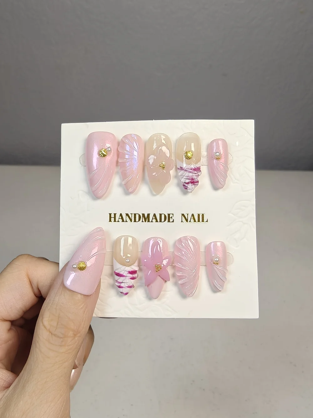 Handmade beautiful pastel